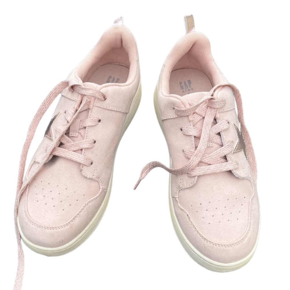 GAP KIDS Misty Rose WITH PINK Rose STAR Sneakers Size 5